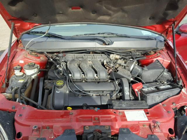 1FAFP59S73A206105 - 2003 FORD TAURUS SEL RED photo 7