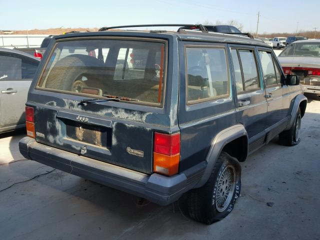 1J4FT78S7SL522961 - 1995 JEEP CHEROKEE C BLUE photo 4