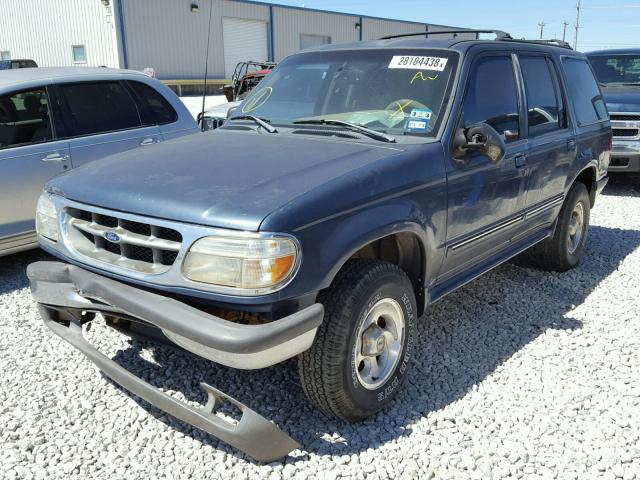 1FMZU32EXWZC35494 - 1998 FORD EXPLORER BLUE photo 2