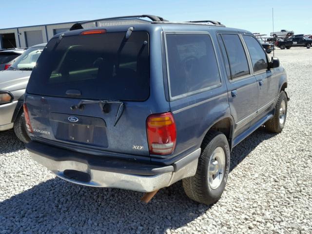 1FMZU32EXWZC35494 - 1998 FORD EXPLORER BLUE photo 4