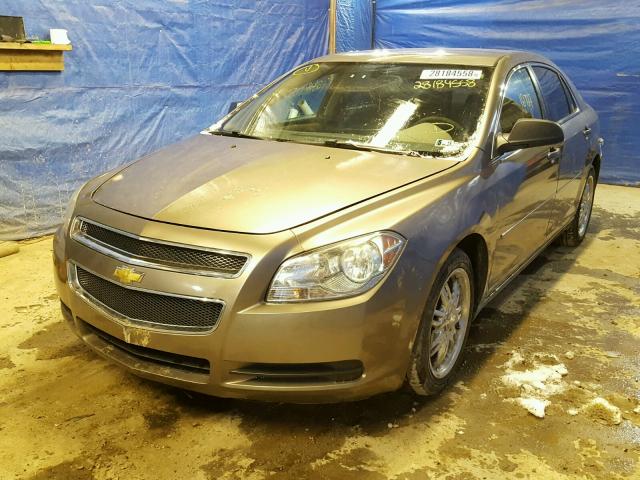 1G1ZB5EB3AF270145 - 2010 CHEVROLET MALIBU LS BROWN photo 2