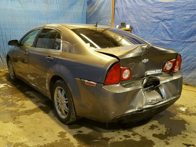 1G1ZB5EB3AF270145 - 2010 CHEVROLET MALIBU LS BROWN photo 3