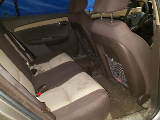 1G1ZB5EB3AF270145 - 2010 CHEVROLET MALIBU LS BROWN photo 6