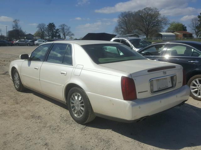 1G6KE54Y83U151949 - 2003 CADILLAC DEVILLE DH WHITE photo 3