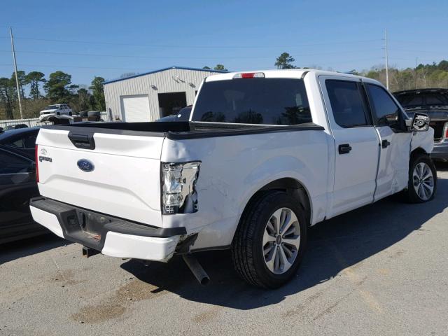 1FTEW1CF1HFC11968 - 2017 FORD F150 SUPER WHITE photo 4