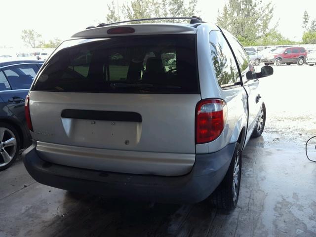 1C8GJ25B31B131607 - 2001 CHRYSLER VOYAGER GRAY photo 4