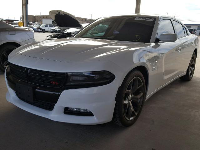 2C3CDXCT2FH852276 - 2015 DODGE CHARGER R/ WHITE photo 2