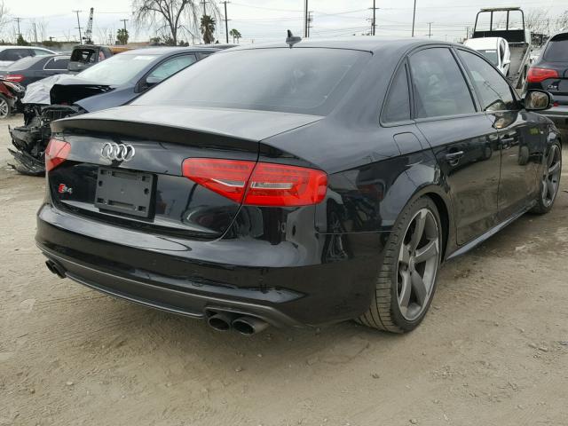 WAUKGBFL4EA087093 - 2014 AUDI S4 PRESTIG BLACK photo 4