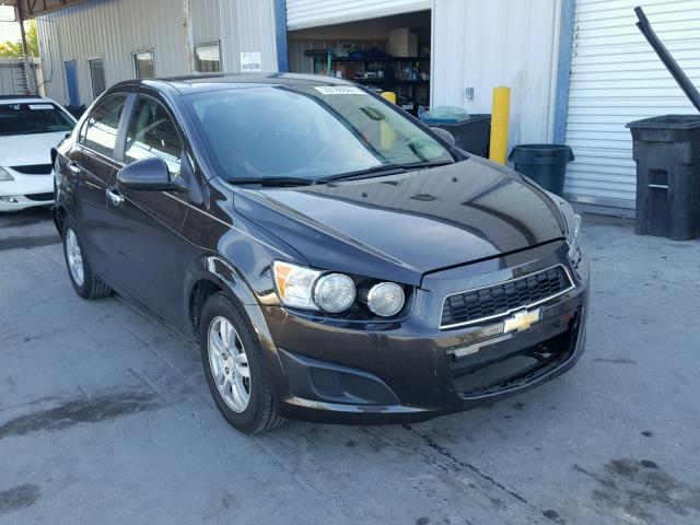 1G1JC5SH1E4140143 - 2014 CHEVROLET SONIC LT BROWN photo 1