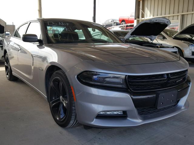 2C3CDXCT8GH257689 - 2016 DODGE CHARGER R/ SILVER photo 1