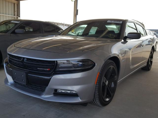 2C3CDXCT8GH257689 - 2016 DODGE CHARGER R/ SILVER photo 2