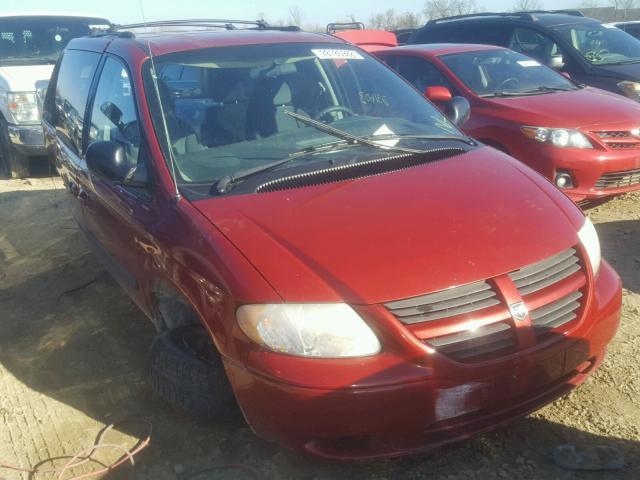 1D4GP45R35B368955 - 2005 DODGE CARAVAN SX MAROON photo 1