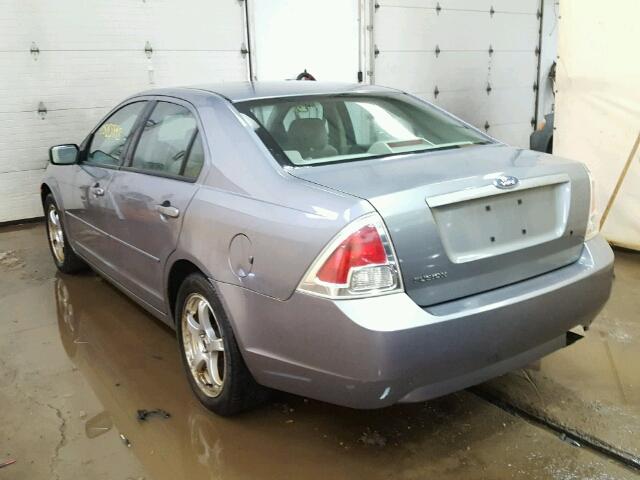3FAFP06Z86R216480 - 2006 FORD FUSION S GRAY photo 3