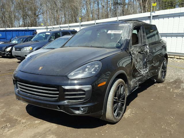 WP1AB2A29GLA92761 - 2016 PORSCHE CAYENNE S BLACK photo 2