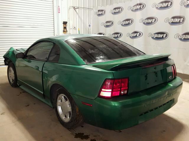 1FAFP4044YF310103 - 2000 FORD MUSTANG GREEN photo 3