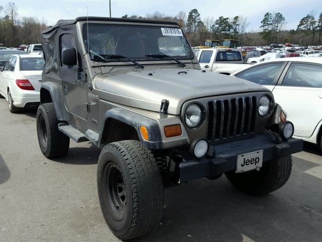 NCS87468 - 2002 JEEP WRANGLER / TAN photo 1