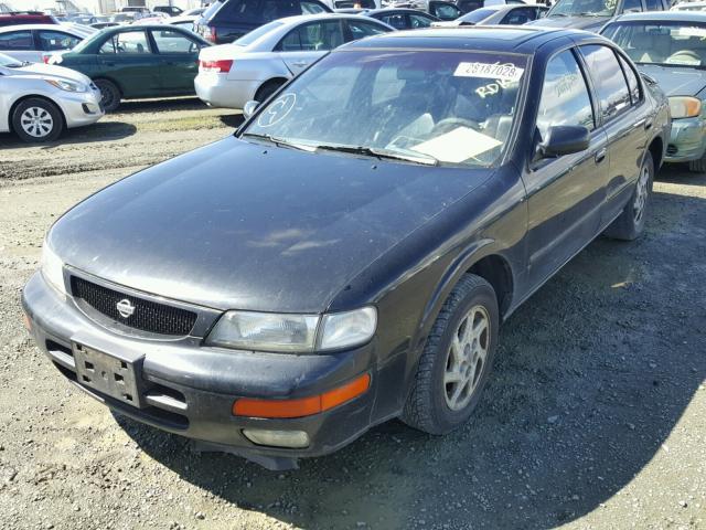 JN1CA21D1TT171370 - 1996 NISSAN MAXIMA GLE BLACK photo 2