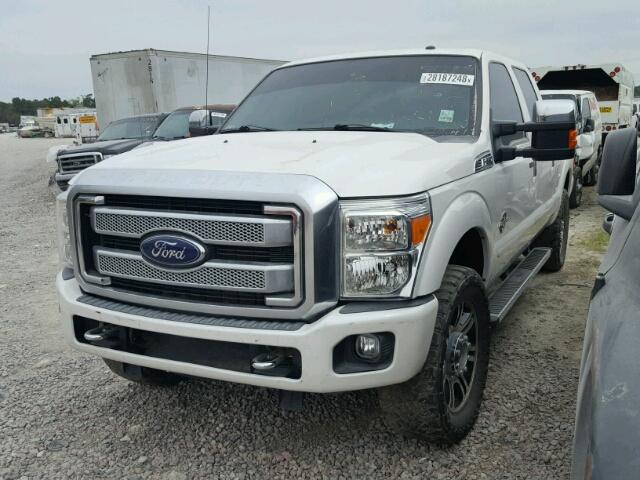 1FT7W2BTXFEB28905 - 2015 FORD F250 SUPER WHITE photo 2