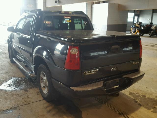 1FMZU77K94UC22283 - 2004 FORD EXPLORER S BLACK photo 3