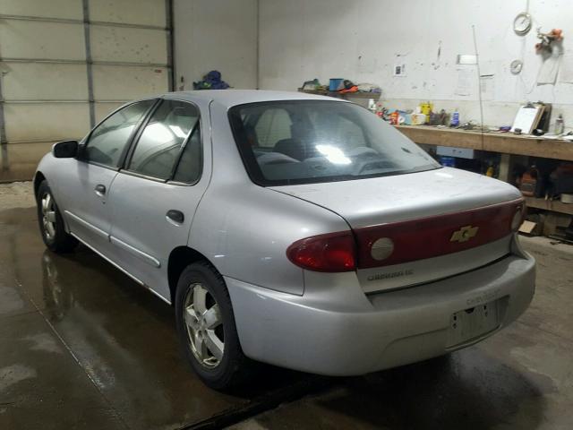 1G1JF52FX47290402 - 2004 CHEVROLET CAVALIER L SILVER photo 3