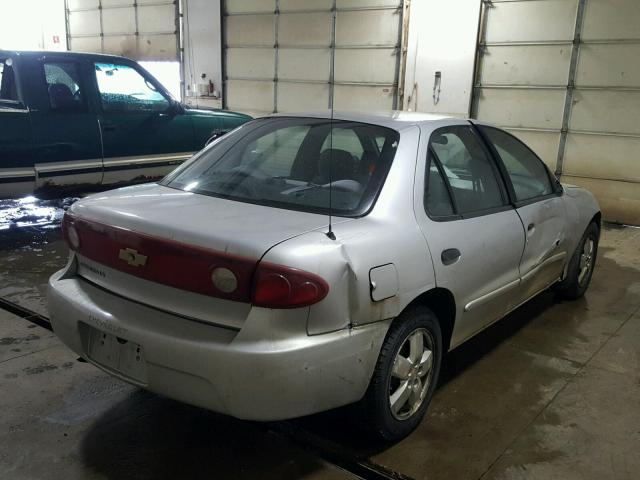 1G1JF52FX47290402 - 2004 CHEVROLET CAVALIER L SILVER photo 4