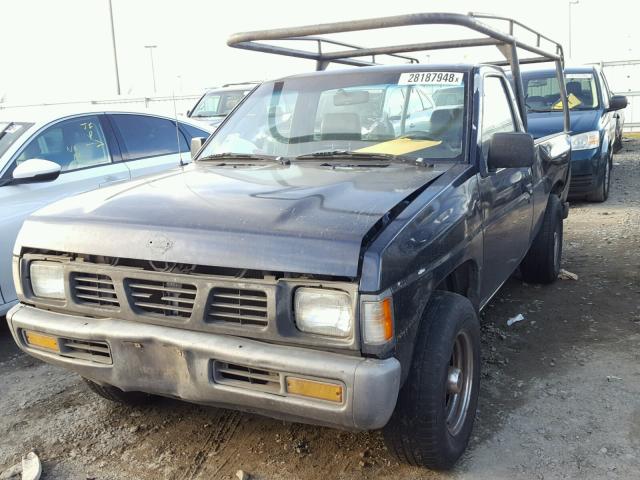 1N6SD11S9SC312514 - 1995 NISSAN TRUCK E/XE BLUE photo 2