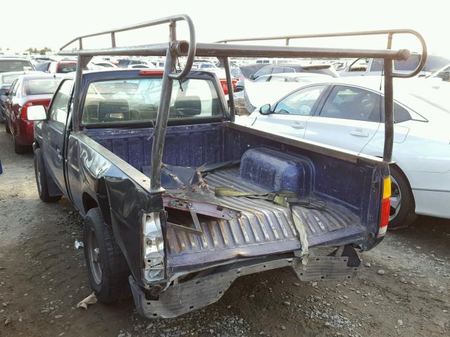 1N6SD11S9SC312514 - 1995 NISSAN TRUCK E/XE BLUE photo 3