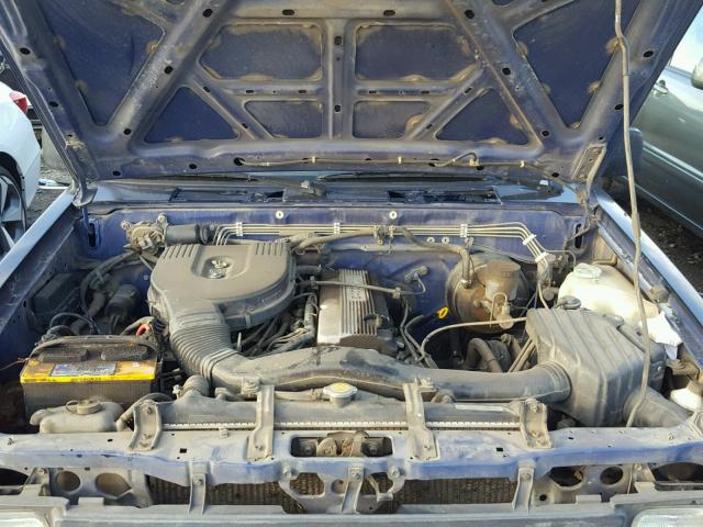 1N6SD11S9SC312514 - 1995 NISSAN TRUCK E/XE BLUE photo 7