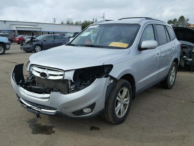 5NMSH4AG9AH346344 - 2010 HYUNDAI SANTA FE S SILVER photo 2