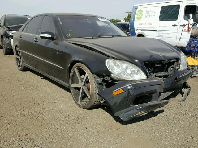 WDBNG75J93A318434 - 2003 MERCEDES-BENZ S 500 BLACK photo 1