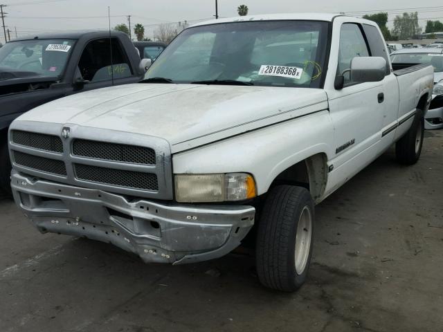 1B7HC13Y8VJ607427 - 1997 DODGE RAM 1500 WHITE photo 2