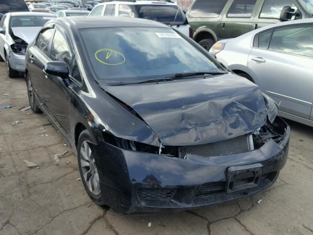 2HGFA1F96BH519699 - 2011 HONDA CIVIC EXL BLACK photo 1