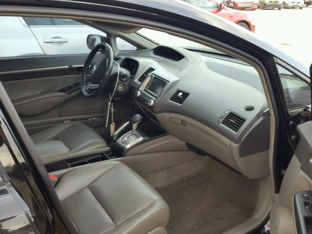 2HGFA1F96BH519699 - 2011 HONDA CIVIC EXL BLACK photo 5