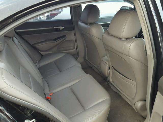 2HGFA1F96BH519699 - 2011 HONDA CIVIC EXL BLACK photo 6