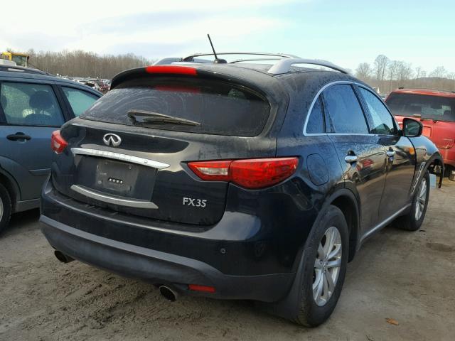 JN8AS1MW9AM857001 - 2010 INFINITI FX35 BLACK photo 4