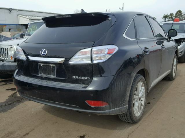 JTJZB1BA8C2006048 - 2012 LEXUS RX 450 BLACK photo 3