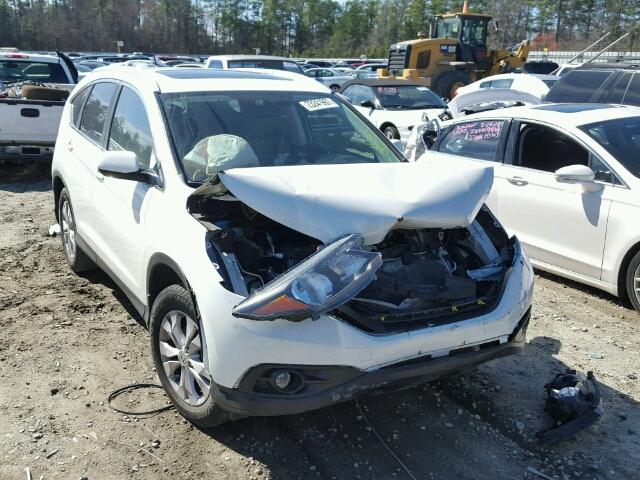 5J6RM3H75CL035242 - 2012 HONDA CR-V EXL WHITE photo 1