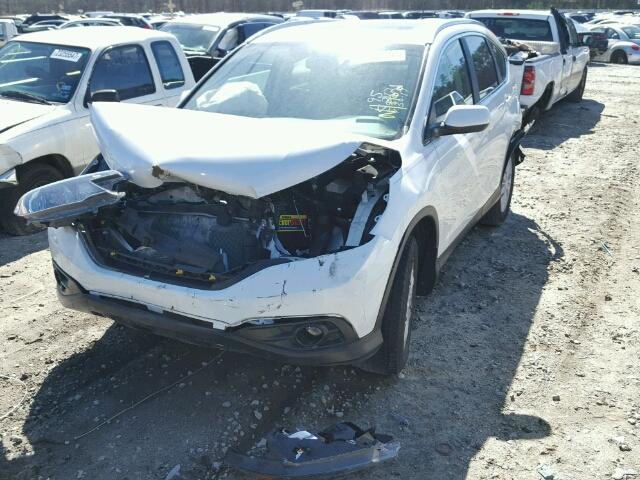 5J6RM3H75CL035242 - 2012 HONDA CR-V EXL WHITE photo 2