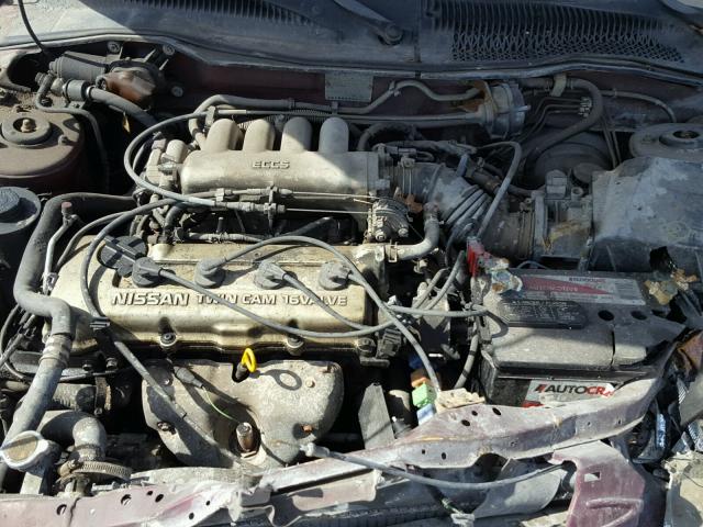 JN1EB31P1PU234831 - 1993 NISSAN SENTRA E MAROON photo 7