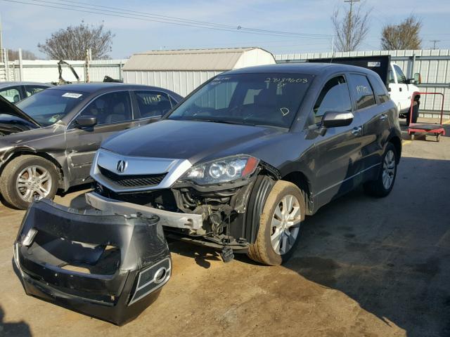 5J8TB2H21BA002587 - 2011 ACURA RDX GRAY photo 2