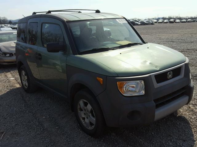 5J6YH18544L008599 - 2004 HONDA ELEMENT EX GREEN photo 1