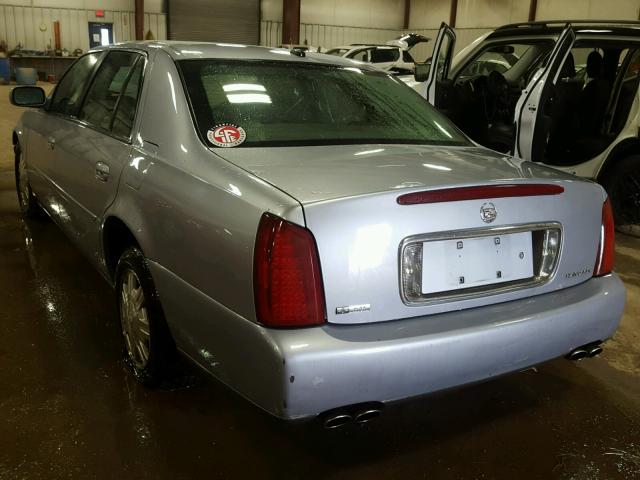 1G6KD54Y25U261031 - 2005 CADILLAC DEVILLE BLUE photo 3