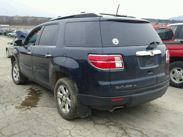 5GZEV23757J106751 - 2007 SATURN OUTLOOK XR ლურჯი ფოტო 3