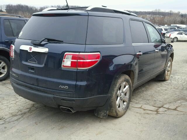 5GZEV23757J106751 - 2007 SATURN OUTLOOK XR ლურჯი ფოტო 4