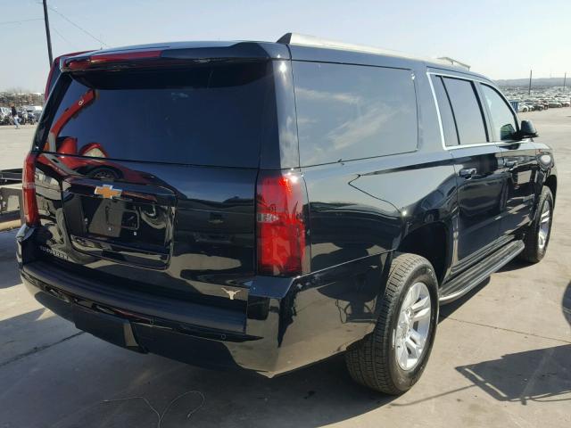 1GNSCGKC3HR208940 - 2017 CHEVROLET SUBURBAN C BLACK photo 4