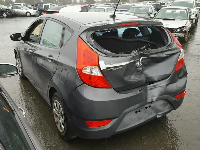 KMHCT5AE6CU034562 - 2012 HYUNDAI ACCENT GLS GRAY photo 3