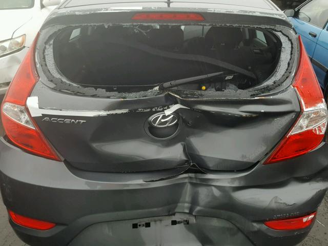 KMHCT5AE6CU034562 - 2012 HYUNDAI ACCENT GLS GRAY photo 9