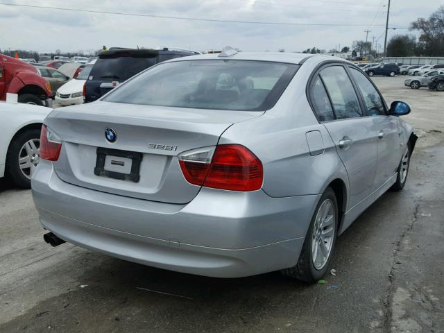 WBAVA33527KX80588 - 2007 BMW 328 I SILVER photo 4