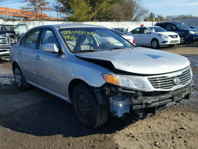 KNAGE228395349097 - 2009 KIA OPTIMA LX SILVER photo 1