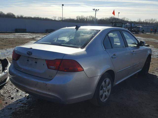 KNAGE228395349097 - 2009 KIA OPTIMA LX SILVER photo 4